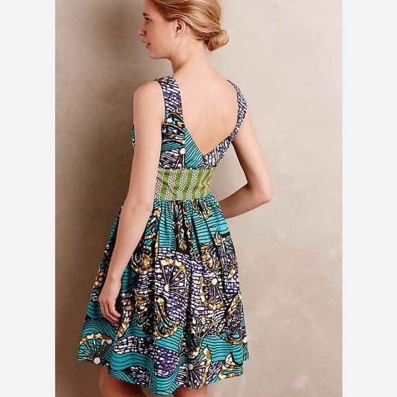 Anthropologie Mille Collines  Moonrise fit and flare dress. - Picture 6 of 15
